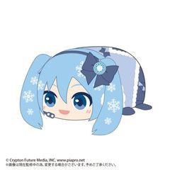 [グッズ]/【2024年8月発売】PC-19 初音ミク 雪ミク ぽてコロマスコット Msize C : 雪ミク (2012)/NEOGDS-761632