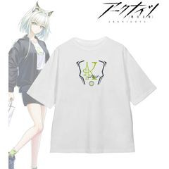 [グッズ]/[サイズ：Unisex / S]/【2024年9月発売】アークナイツ 描き起こし ショッピング Ver. ケルシー 着用BIGシルエットTシャツ ユニ