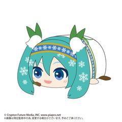 [グッズ]/【2024年8月発売】PC-20 初音ミク 雪ミク ぽてコロマスコット BIG F : 雪ミク (2015)/NEOGDS-761628