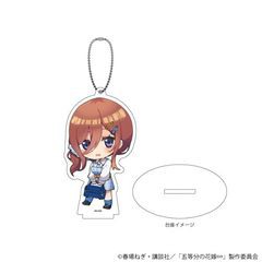 [グッズ]/【2024年7月発売】アクリルスタンドキーホルダー 「五等分の花嫁∽」 03 / 三玖 アメリカンポップ Ver. (ミニキャラ イラスト)/