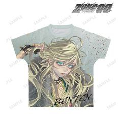 [グッズ]/[サイズ：Unisex / XS]/【2024年9月発売】ZONE-00 九条キヨ先生 描き下ろし 弁天 和装 Ver. フルグラフィックTシャツ ユニセッ