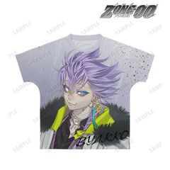 [グッズ]/[サイズ：Unisex / XS]/【2024年9月発売】ZONE-00 九条キヨ先生 描き下ろし 白狐 和装 Ver. フルグラフィックTシャツ ユニセッ