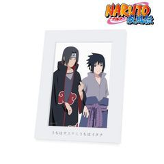 [グッズ]/【2023年12月発売】NARUTO -ナルト- 疾風伝 描き下ろしイラスト うちはサスケ & うちはイタチ A 過去と現在 Ver. キャラファイ