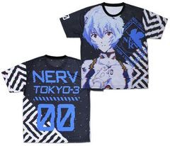 [グッズ]/[サイズ：L]/【2024年7月発売】EVANGELION 綾波レイ 両面フルグラフィックTシャツ L/NEOGDS-759050