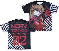 [グッズ]/[サイズ：L]/【2024年7月発売】EVANGELION 式波・アスカ・ラングレー 両面フルグラフィックTシャツ L/NEOGDS-759054