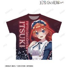 [グッズ]/[サイズ：Unisex / XXS]/【2024年8月発売】五等分の花嫁∽ 描き下ろし 中野五月 星空メイド Ver. フルグラフィックTシャツ ユニ