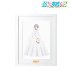 送料無料/[グッズ]/【2024年8月発売】弱キャラ友崎くん 2nd STAGE 描き下ろし 菊池風香 ウェディングドレス Ver. キャラファイングラフ/N