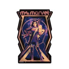 [グッズ]/【2023年11月発売】マーベルズ メタリックステッカー (MS. MARVEL)/NEOGDS-695806