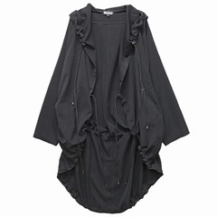 送料無料/[APPAREL]/ディオラート/ループコード フードジャケット ロング丈 ブラック (M) ゴスロリ・パンク/Deorart