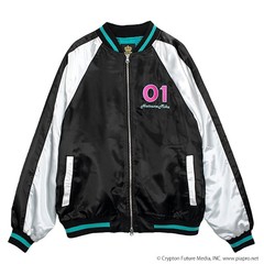 送料無料/[APPAREL]/リッスンフレーバー/初音ミク スカジャン BLACK (F) ゴスロリ・パンク/LISTEN FLAVOR