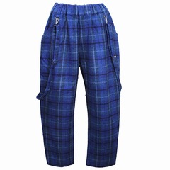 チェック パンツ ブルーの通販 Au Wowma