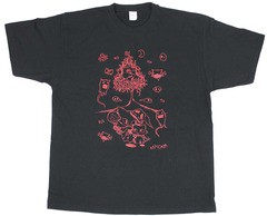 [APPAREL]/マキシマム/ジュピリンナイトウォーキングPTビッグカットソー ブラック×レッド (F) ゴスロリ・パンク/MAXICIMAM