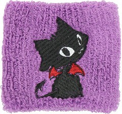 [APPAREL]/マキシマム/ネコミミ  ふりむきジュピン刺繍リストバンド　(ジュニアフリーサイズ) ラベンダー (F) ゴスロリ・パンク/MAXICIMA