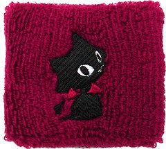 [APPAREL]/マキシマム/ネコミミ ふりむきジュピン刺繍リストバンド (標準サイズ） ボルドー (F) ゴスロリ・パンク/MAXICIMAM