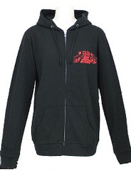 [APPAREL]/マキシマム/スマイルジュピリンパーカー ブラック x レッド (M) ゴスロリ・パンク/MAXICIMAM