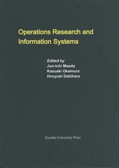 [書籍]/Operations Research and Information Systems (Series of Monographs of Contemporary Social Systems Solutions Volume13)/Jun