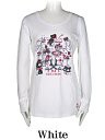 [APPAREL]/マキシマム/ジュピリン宝島大冒険PTオリジナルロングカットソー 白 (S) ゴスロリ・パンク/MAXICIMAM