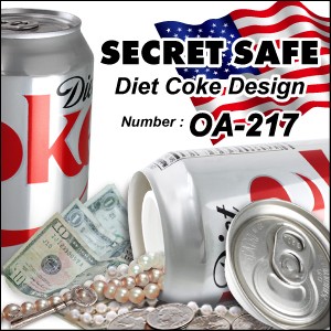 隠し金庫 飲料缶型 『シークレットセーフ Diet Coke』 金庫 カモフラージュ (OA-217) アメリカン 雑貨 貴重品 タンス貯金 へそくり 防犯