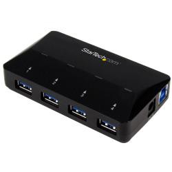 【新品/取寄品/代引不可】4ポート USB3.0 (5Gbps) ハブ　2.4アンペア急速充電専用ポート x1 搭載 ST530