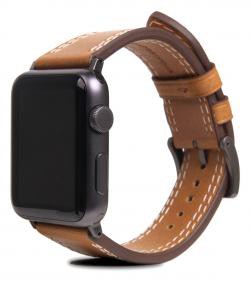 【新品/取寄品/代引不可】Apple Watch バンド 42mm/44mm用 Italian Temponata Leathe