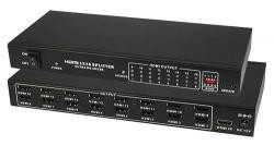【新品/取寄品/代引不可】1入力16出力HDMI分配器 4K2K60P@YUV420対応 HD-16V4KPRO