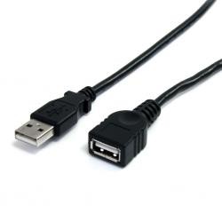 【新品/取寄品/代引不可】3m ブラックUSB2.0延長ケーブル　USB A オス−USB A メス USBEXTAA10BK