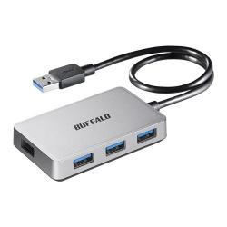 【新品/取寄品/代引不可】USB3.0 バスパワー 4ポート ハブ マグネット付き シルバー BSH4U300U3SV