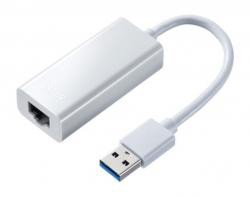 【新品/取寄品/代引不可】USB3.2-LAN変換アダプタ(ホワイト) USB-CVLAN1WN