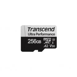 【新品/取寄品】トランセンド 256GB microSD340S w/adapter UHS-I U3 A2 TS256GUSD