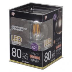 【新品/取寄品/代引不可】LEDフィラメント電球 ボール球タイプ80形 電球色 クリアタイプ LDG9L-G-FC