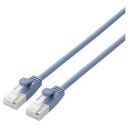 【新品/取寄品/代引不可】やわらかLANケーブル/CAT6A/爪折れ防止/0.5m/ブルー LD-GPAYT/BU05