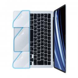 【新品/取寄品/代引不可】プロテクターフィルム/抗菌/トラックパッド保護/MacBookAir(2022)13.6inch/クリ