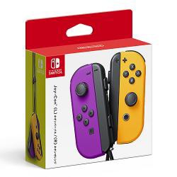 【新品/在庫あり】[ニンテンドースイッチ 周辺機器] Joy-Con(L) ネオンパープル/(R) ネオンオレンジ [HAC-A