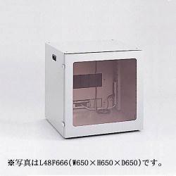 【新品/取寄品/代引不可】FA防塵パソコンロッカー 幅650mm L48F665