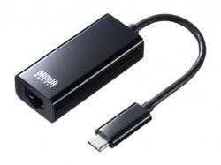 【新品/取寄品/代引不可】USB3.2 TypeC-LAN変換アダプタ(ブラック) USB-CVLAN2BKN