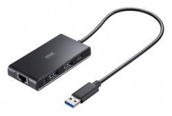 【新品/取寄品/代引不可】USBハブ付き 2.5ギガビットLANアダプタ USB-3HLS8BK