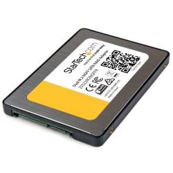 【新品/取寄品/代引不可】デュアルM.2 SSD - SATA 変換アダプターケース RAID対応 25S22M2NGFFR
