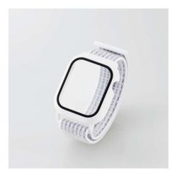 【新品/取寄品/代引不可】Apple Watch series7 41mm/フルカバーケース/ガラス/バンド一体型/ファブリック