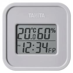 【新品/取寄品/代引不可】【特選商品6】タニタ デジタル温湿度計（小型） ウォームグレー TT-588-GY