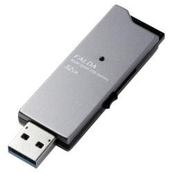 【新品/取寄品/代引不可】USBメモリー/USB3.0対応/スライド式/高速/DAU/32GB/ブラック MF-DAU3032G