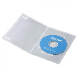 【新品/取寄品/代引不可】スリムDVDトールケース(1枚収納・10枚セット・クリア) DVD-TU1-10CLN