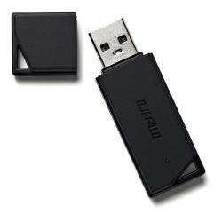 【新品/取寄品/代引不可】USB2.0 どっちもUSBメモリー 64GB ブラック RUF2-KR64GA-BK