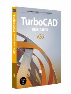 【新品/取寄品/代引不可】TurboCAD v26 DESIGNER アカデミック 日本語版 