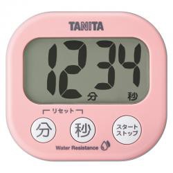 【新品/取寄品】【特選商品】タニタ 洗える「でか見え」タイマー ピンク TD-426-PK