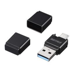 【新品/取寄品/代引不可】microB&USB3.0 microSD専用スマホ向けカードリーダー ブラック BSCRM110U3