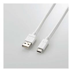 【新品/取寄品/代引不可】Type-C/USB-Cケーブル/スマホ用/USB(A-C)/認証品/まとまるケーブル/形状記憶/抗菌