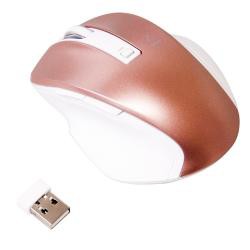 【新品/取寄品/代引不可】2.4GHz ワイヤレスマウス 5ボタン BlueLED Sサイズ ピンク MUS-RKF119P