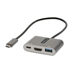 【新品/取寄品/代引不可】USB Type-Cマルチ変換アダプター/USB-Cマルチハブ/USB-C-4K HDMIビデオ/10