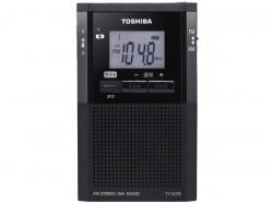 【新品/取寄品】TOSHIBA LEDライト付きポケットラジオ TY-SCR5-K 東芝