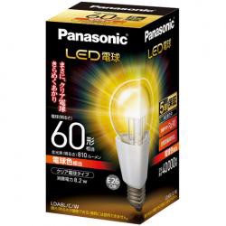 【新品/取寄品】パナソニック LED電球 クリア電球タイプ 8.2W LDA8LCW [電球色相当/口金E26] 
